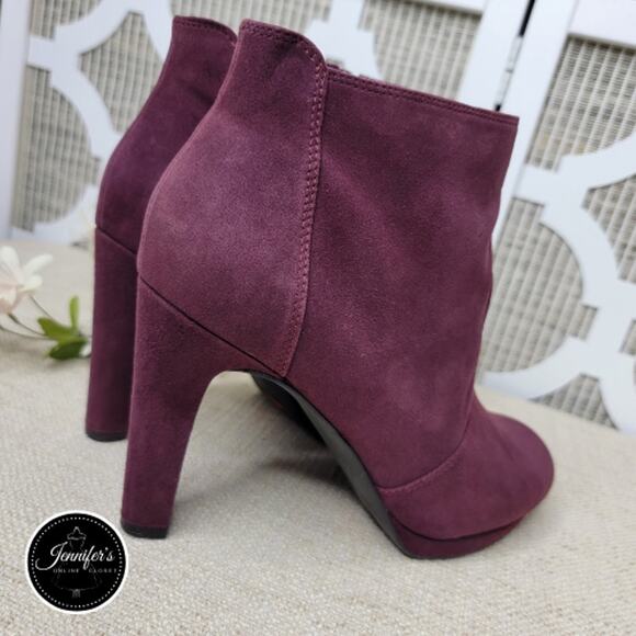 Rockport NEW Women's Seven To 7 Windsor Wine Ally Suede Heeled Bootie Size 9 - Picture 9 of 16